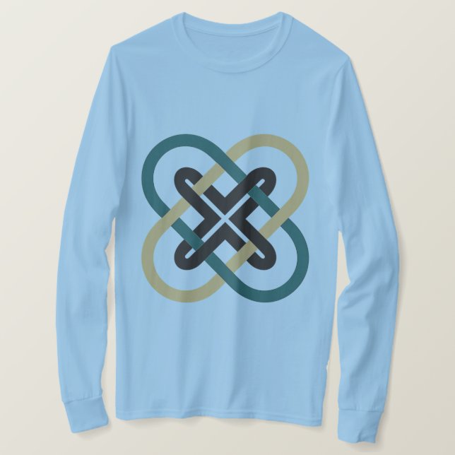Interlocking X Men's Long Sleeve T-Shirt (Design vorne)