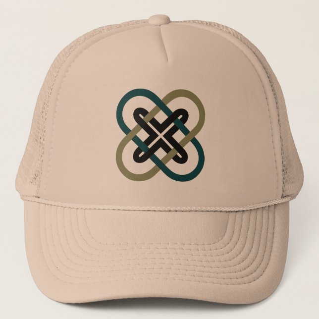Interlocking X Trucker Hat Truckerkappe (Vorderseite)