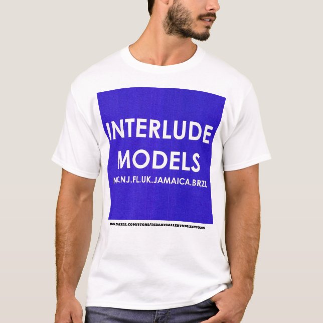 INTERLUDE MODELS MERCH Basic Dark T - Shirt (Vorderseite)
