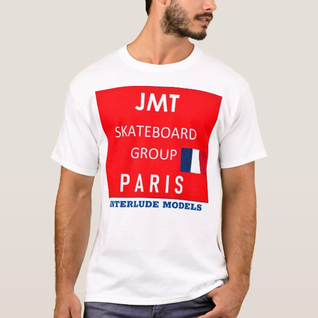 INTERLUDE MODELS PARIS Herren Basic T - Shirt (Vorderseite)
