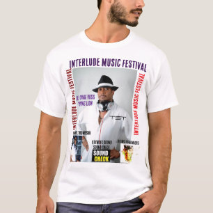 INTERLUDE MUSIC FESTIVAL. Basics T-Shirt für Herre
