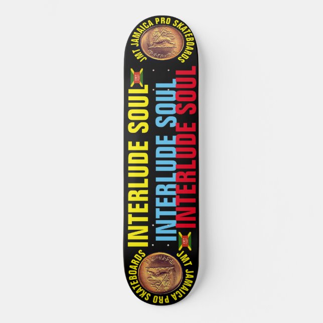 INTERLUDE SOUL 8 1/4" Skateboarddecke Skateboard (Vorderseite)