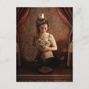 Intermission Usher Postcard Postkarte