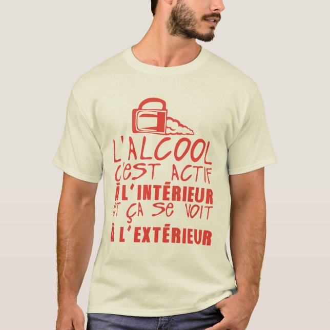 Intern aktiver Alkohol XOR T-Shirt (Vorderseite)