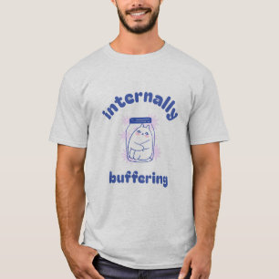 Intern pufferndes lustiges Kätzchen Medizinstude T-Shirt