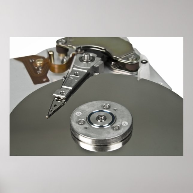Internals eines Festplattenlaufwerks Poster (Vorne)