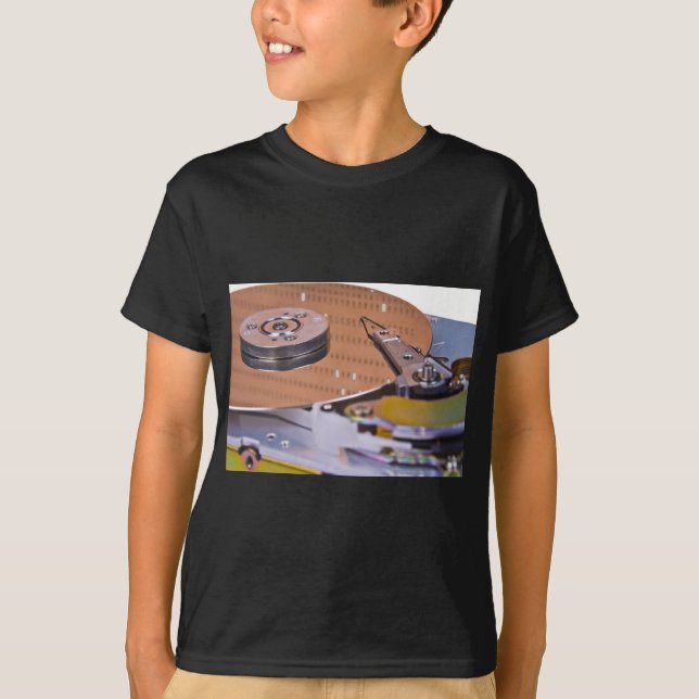 Internals eines Festplattenlaufwerks T-Shirt (Vorderseite)