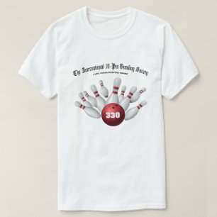 International 10-Pin Bowling Society 330 Spiel T-Shirt