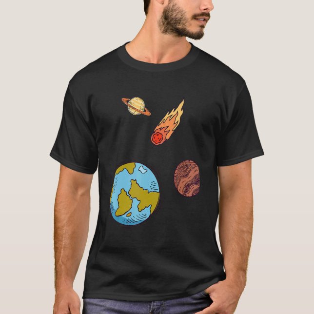 International Asteroid Day  Asteroid Day T-Shirt (Vorderseite)
