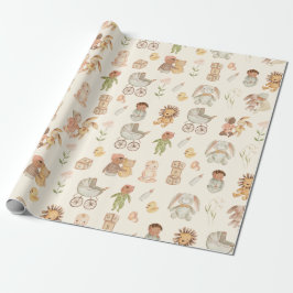 International Baby Geschenkpapier