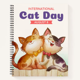 International Cat Day Notizbuch