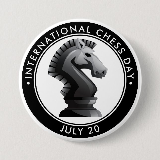 International Chess Day, HORSE Button (Vorderseite)