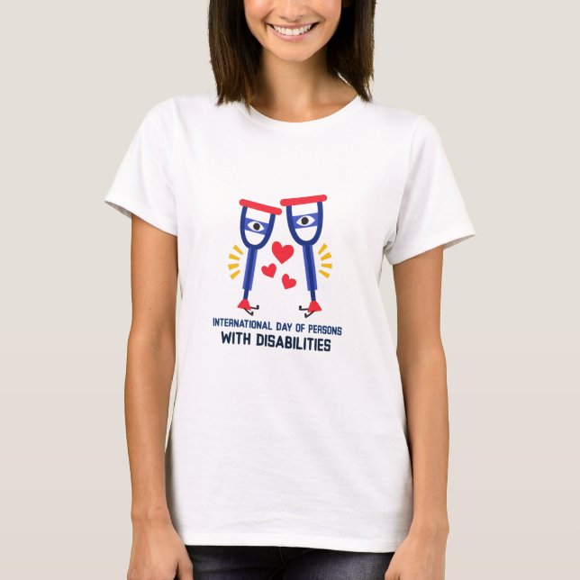 International Day of Persons with Disabilities T-Shirt (Vorderseite)