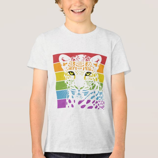 International Day of the Leopard Tri-Blend Shirt (Vorderseite)