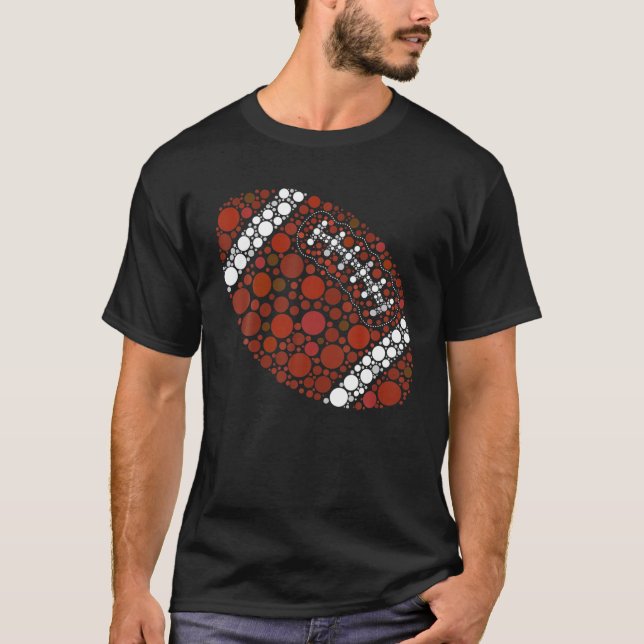 International Dot Day Football Sports Boys Girls T T-Shirt (Vorderseite)