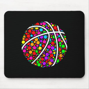 International Dot Day Fun Colored Bysketbyll Polka Mousepad