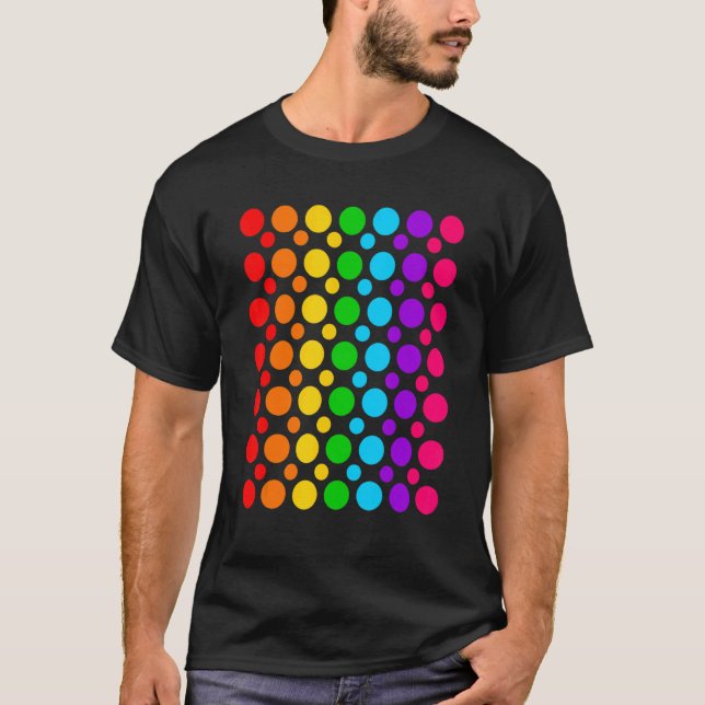 International Dot Day Rainbow Polka Dot September T-Shirt (Vorderseite)