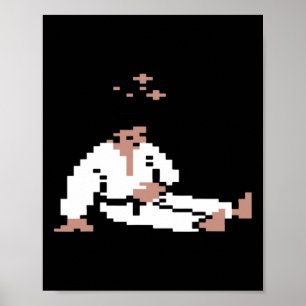 International Karate Ik+ Stomach Ache Spectrum C64 Poster