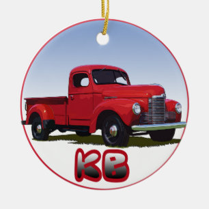 International KB Lieferwagen Truck Ornament