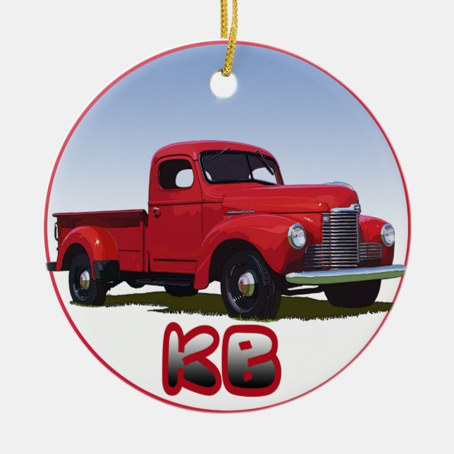International KB Lieferwagen Truck Ornament (Vorne)