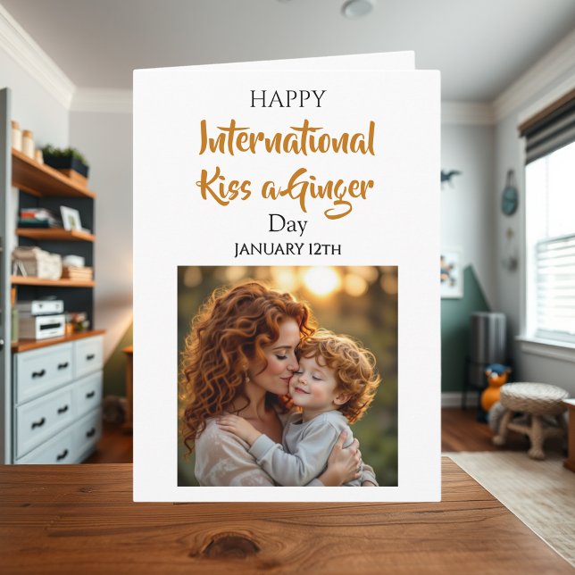 International Kiss a Ginger Day | January 12th Karte (Von Creator hochgeladen)