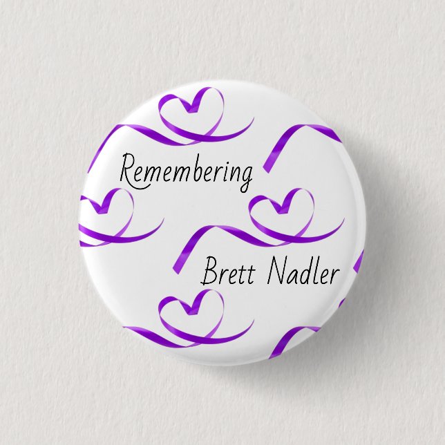 International Overdose Awareness Day Button (Vorderseite)