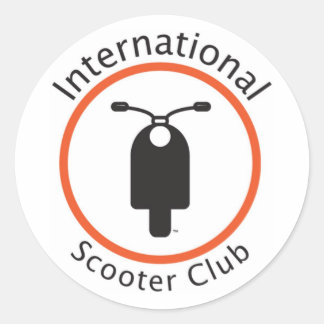International Scooter Club Sticker