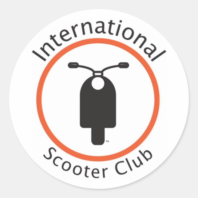 International Scooter Club Sticker (Vorderseite)
