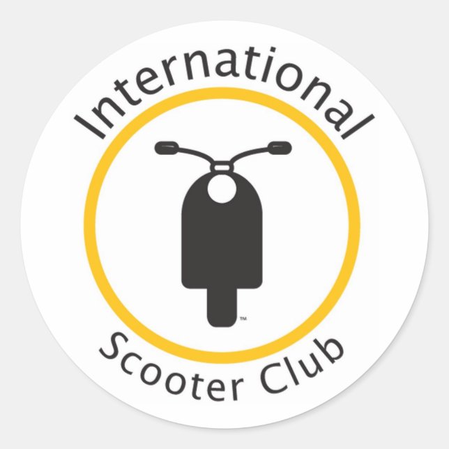 International Scooter Club Sticker (Vorderseite)