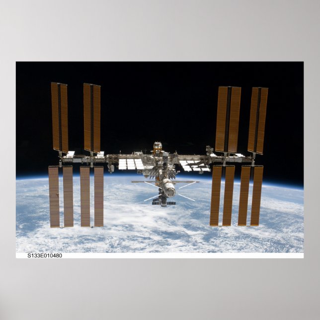 International Space Station Poster ISS (Vorne)