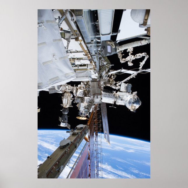International Space Station Starboard Traufposter Poster (Vorne)