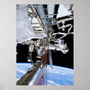 International Space Station Steuerbord-Trägerplaka Poster