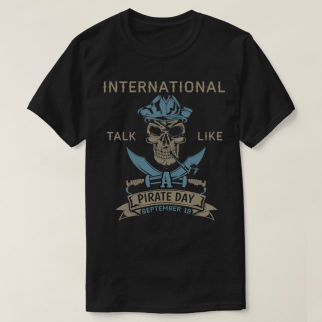 International Talk Like A Pirat Day Pirat Septem T-Shirt (Design vorne)