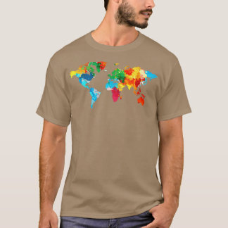 International Traveller World Colorful T-Shirt