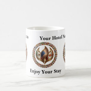 International Unity Flame with World Flags Emblem  Kaffeetasse