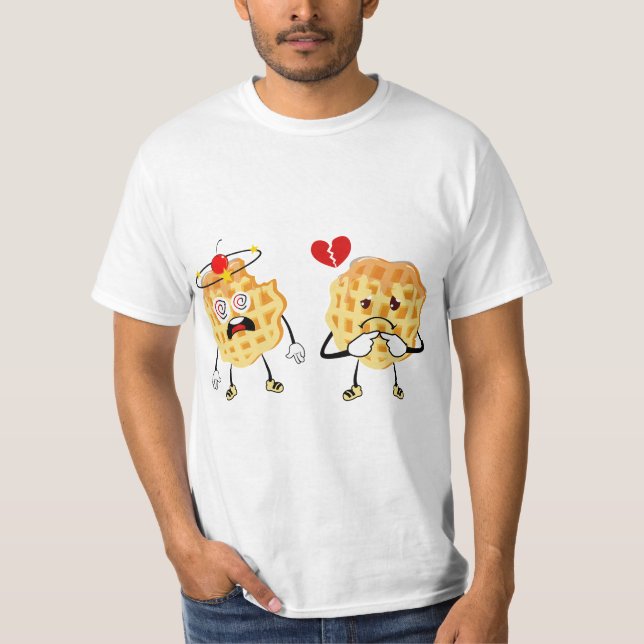 International Waffle Day Waffle lover  T-Shirt (Vorderseite)
