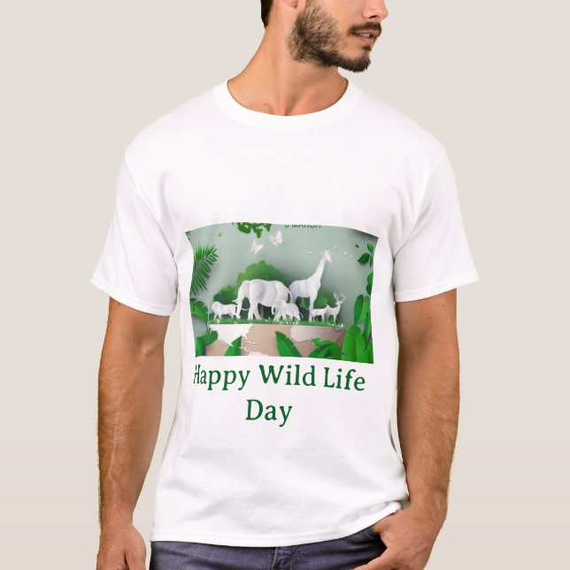 International Wildlife Day Men’s T-Shirt  (Vorderseite)