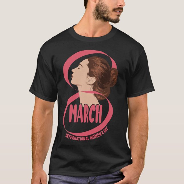 International Women s Day  8 March 2023 girls powe T-Shirt (Vorderseite)