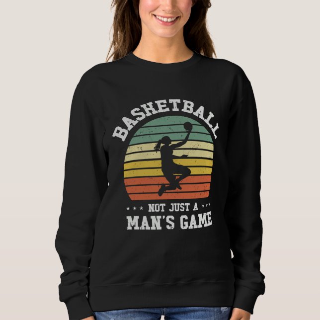 International Women s Day Basketball Gender Equali Sweatshirt (Vorderseite)