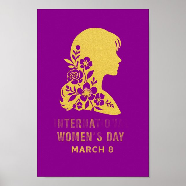 International Women’s Day – Empowerment in GPoster Poster (Vorne)