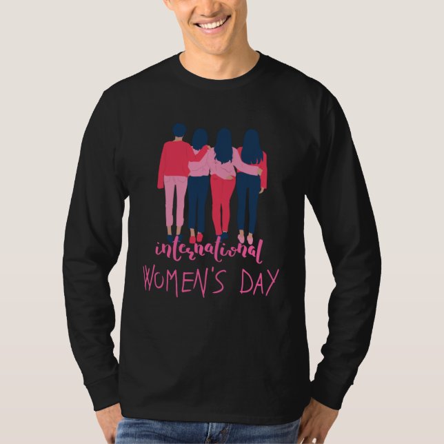 International Womens Day 2023 Embrace Equity 8 Mar T-Shirt (Vorderseite)