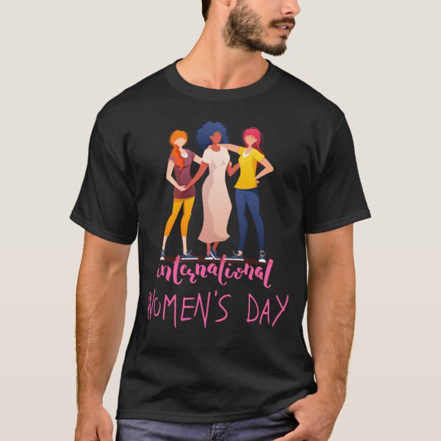 International Womens Day 2023 Embrace Equity 8 Mar T-Shirt (Vorderseite)