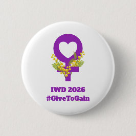 International Women's Day 2026 IWD Give To Gain Button