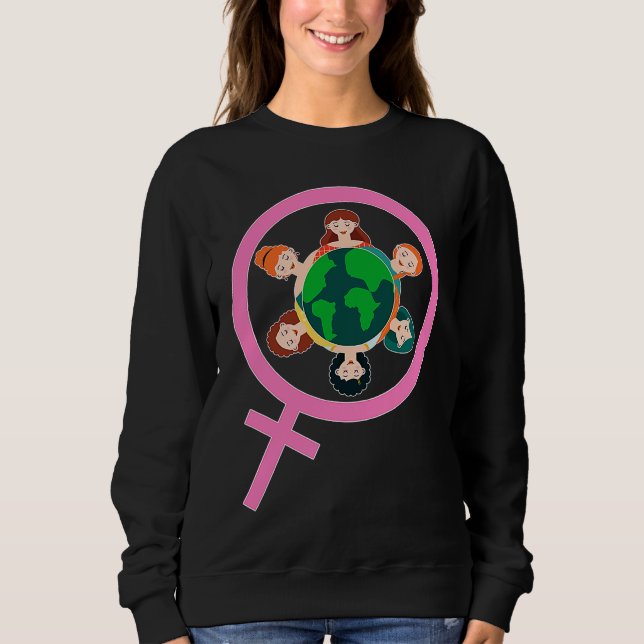 International Women's Day Embrace Equity Sweatshirt (Vorderseite)