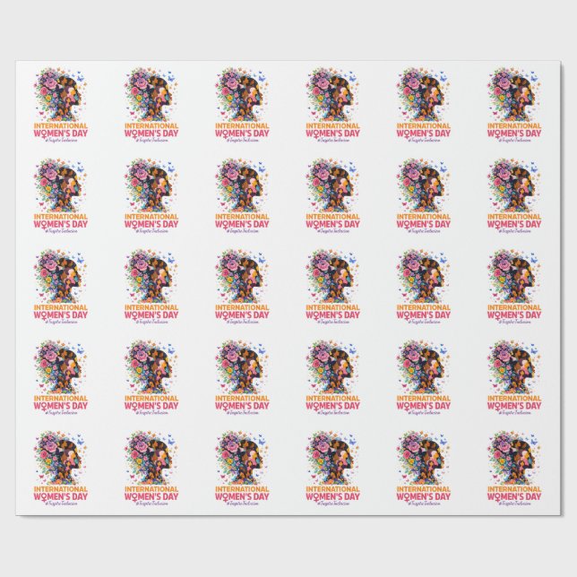 International Women's Day Geschenkpapier (Flach)