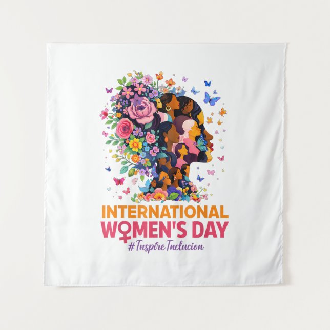 International Women's Day Wandteppich (Vorderseite)