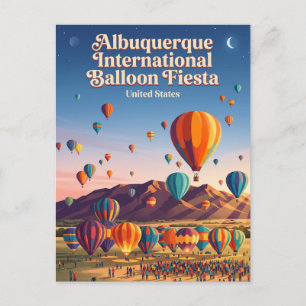 Internationale Albuquerque Hot Air Balloon Fiesta Postkarte
