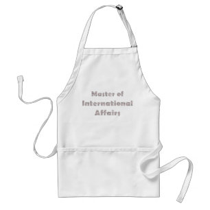 Internationale Angelegenheiten Schürze