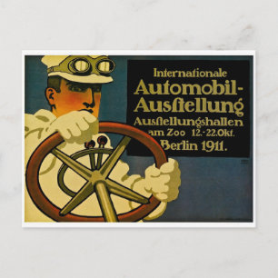 Internationale Automobil-Ausstellung 1911 Postkarte