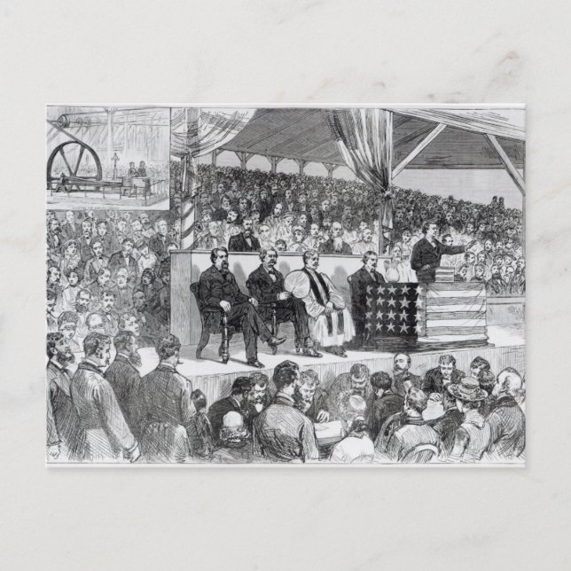 Internationale Baumwollausstellung Atlanta Postkarte (Vorderseite)